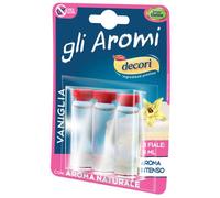 Decorì Aroma Vaniglia per Dolci, Aroma Intenso, Ideale per Dolci e Creme, Confezione da 9 ml (3 fiale da 3 ml)