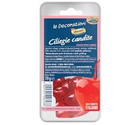 Decorì Ciliegine Rosse Candite, aggiunge sapore e colore alle ricette. Confezione da 70g (1 pezzo)