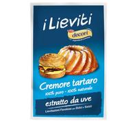 Decorì | Cremore Tartaro, Lievito Istantaneo Naturale per Preparazioni Dolci e Salate | 60 Confezioni da 8 gr