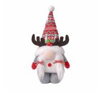 Decori Natalizi Nuovo Natale in piedi senza volto vecchio uomo renna stile bambola decorativa per vetrina di Natale