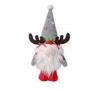 Decori Natalizi Nuovo Natale in piedi senza volto vecchio uomo renna stile bambola decorativa per vetrina di Natale