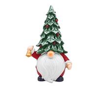 Decori Natalizi Statue di nani adatte per giardini esterni e decorazioni interne. Nano da giardino con cappelli natalizi per giardini, decorazioni natalizie e la casa.