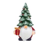 Decori Natalizi Statue di nani adatte per giardini esterni e decorazioni interne. Nano da giardino con cappelli natalizi per giardini, decorazioni natalizie e la casa.