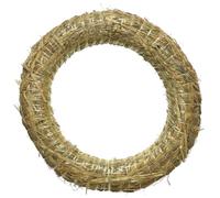 Decoris Corona di paglia, cannuccia, ghirlanda decorativa, tubo - diversi diametri a scelta - 35 cm