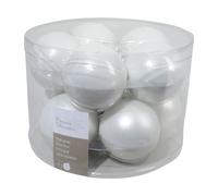 Decoris DEO4063125 - Palla di Natale, colore: bianco invernale, 50 x 35 cm