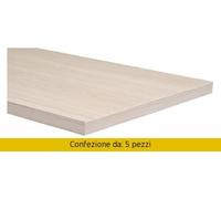 Decorlegno Set 5 Mensole in Truciolare Ecopan 100x30x1.8 Olmo - 402/29