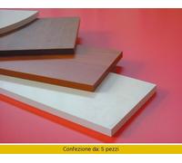 Decorlegno Set 5 Mensole Squadrate Olmo cm 100x60x1,8 - 406/29