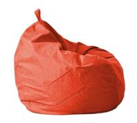 DECORN Coperchio di Sedia a Sacco (nessun riempitivo) per Adulti - Lavabile per la Lavabile per Animali ripiene di beanbag - Cover di Divano in Tela Premium Morbido,Arancia,100x110cm