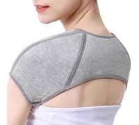 DECORN Massager protettore a Doppia Spalla. Supporto per la Spalla Auto -Riscaldamento Braccia del Cuscinetto per la Spalla della Cuffia dei rotatori tendinite cronica Sollievo dal Dolore,M