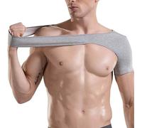 DECORN Tutore sportivo per spalla per uomo e donna, Tutore di supporto elastico a compressione, fascia per braccio per alleviare il dolore, tendinite, lussazione,Medium