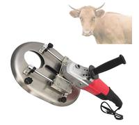 Decornatore elettrico for bovini e ovini, decornatori portatili for bovini di grandi dimensioni e decornazione di adulti, strumento ad alta potenza e resistente al calore(Red)