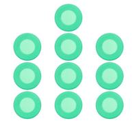 DECORNIJIA 10 Pezzi Coperture Protettive per Stetoscopio in Silicone Verde, Set da 10 Pezzi Membrana Morbida, Protezione Igienica per Operatori Sanitari e Uso Medico in Cliniche e Ospedali