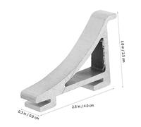 DECORNIJIA 10 pezzi Kit Clip Supporto Mensola Congelatore in Alluminio Ganci per Frigorifero Accessori Pratici e Facili da Installare Superficie Liscia e Resistente Compatibili con Divisori