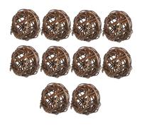 DECORNIJIA 10 Pezzi Palline Decorativa in Vite Sospesi per Decorazioni Natale Bar Matrimonio Asilo Casa