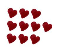 DECORNIJIA 10 pezzi Pinzette per Capelli Forma di Cuore Piccole Rosse Clip Mini per Acconciature Donne Accessori Eleganti per Uso Quotidiano e Occasioni Romantiche