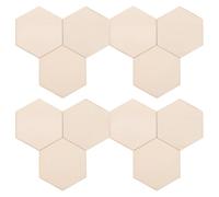 DECORNIJIA 100 pezzi Forme in Legno Naturale a Sei Lati per Progetti Fai da Te Tagliati a Forma Esagonale per Pittura Decorazioni Rustiche e Artigianato Creativo