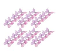 DECORNIJIA 100 Pezzi Mini Fermagli Farfalla Doppio Strato in Tulle Clip Capelli Effetto Realistico Accessori Delicati Antiscivolo per Donne e Ragazze Decorazione Costume Cinese Han