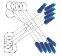 DECORNIJIA 10pezzi Kit Da Strumenti Per Accordatura Pianoforte Con Mute in Gomma Attrezzi Per Messa Punto e Manutenzione Stick Resistenti in Metallo e Gomma Per Riparazioni Precise