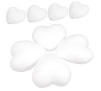 DECORNIJIA 12 Pezzi Cuori in Schiuma per Decorazioni Matrimonio Feste e Progetti DIY Forme in Polistirolo per Addobbi Composizioni Floreali e Natale