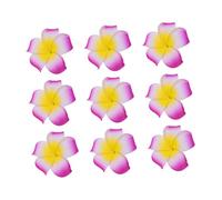 DECORNIJIA 12pezzi Fermagli Per Con Fiori Plumeria Accessori Eleganti Per Sposa Ragazze e Occasioni Speciali Per Matrimoni e Vacanze Al Mare