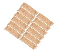 DECORNIJIA 12pezzi Tetto di Paglia Artificiale in Miniatura Rotolo di Paglia Sintetica per Modelli di Architettura Paesaggistica