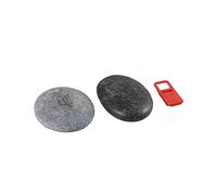 DECORNIJIA 1set Pietre Naturali da Dipingere DIY con Supporto Rocce Dipinte Mano per creatività e Pratica Artistica Stile Casual