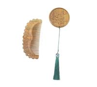 DECORNIJIA 1set Specchio Da Trucco Portatile Con Pettine Decorativo Pratico Per Ritocchi Veloci Ufficio Viaggio e Feste Per Donne e Make-up Artist
