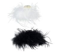 DECORNIJIA 2 Pezzi Clip per Pinza Plume Accessori Creativi per Donne Clip per Eleganti per Cerimonie
