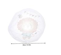 DECORNIJIA 2 pezzi Copertura Protettiva per Ventilatore da Rete per Sicurezza Copri Elettrica Antipolvere con Leone da Bianco Resistente e Decorativo per Uso