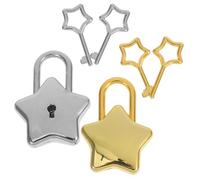 DECORNIJIA 2 Pezzi Mini Lucchetto Per Diario Lucchetto Per Bagagli Da Viaggio Per Diario