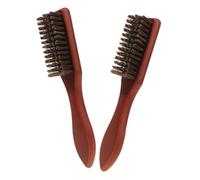 DECORNIJIA 2 pezzi Spazzola per Set in Legno per Styling e Pulizia Completa Spazzola per e Tutte Lunghezze e Portatile per