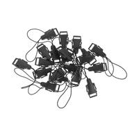 DECORNIJIA 20 pezzi Connettori Qd per Tracolla Fotocamera Loop Sgancio Rapido Accessori Resistente per Cinghie DSLR Facile Installazione Senza Attrezzi