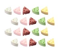 DECORNIJIA 20 Pezzi Decorazioni Formaggio Finto per Custodia Cellulare Accessori Creativi DIY per Personalizzare Cover Telefonino Resina Artigianale Durevole e Adorabile