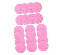 DECORNIJIA 20 pezzi Dischetti Struccanti Rotondi in Spugna di Cellulosa Morbidi e Riutilizzabili per Pulizia Viso Profonda Rimozione Trucco e Detersione Delicata Formato Compatto Facile da