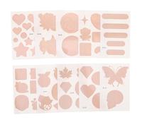 DECORNIJIA 20 Pezzi Toppa di copertura della cicatrice nastro cicatriziale per la pelle bende cicatriziali patch cicatrice traspirante invisibile per trasferimento dell'acqua Beige