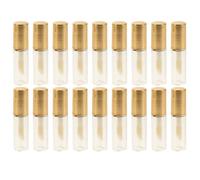 DECORNIJIA 20 Pezzi Tubetti Vuoti per Lucidalabbra Mini Flaconi Refill Trasparenti con Sigillo Anti-perdita Contenitori Cosmetici Portatili per Balsamo Labbra Fai da Te e Viaggio