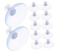 DECORNIJIA 20 pezzi Ventose Trasparenti con Vite per Finestre e Tavoli in Vetro Ventose Filettate Resistenti per Bagno Auto e Aquarium Adattabili e Riutilizzabili