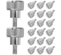 DECORNIJIA 20 Pezzi Viti Presser Foot per Macchine da Cucire Vite Testa Zigrinata Cambio Rapido Accessori per Piedino Premistoffa Riparazione e Manutenzione Cucitrice Manuale Ricambi per