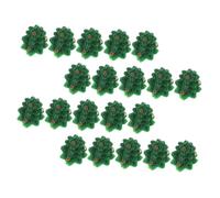 DECORNIJIA 20pezzi Alberi Di Natale in Resina Decorativi Ciondoli Artigianali Per Copricapo Ciondoli Fai Da Te Per Creazioni e Accessori Di Gioielleria