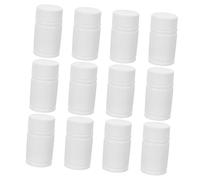 DECORNIJIA 24 Bottiglie Medicina Hdpe con Tappi Ermetici Contenitori per Pillole da Viaggio Flaconi Protettivi e Antisgocciolamento Vasetti Vuoti Multiuso per Farmaci e Cosmetici