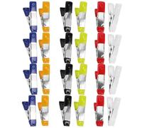 DECORNIJIA 24 Pezzi Mini Morsetti a Molla Resistenti per Giardinaggio Falegnameria e Campeggio Clip Multifunzione Piccole e Portatili per Progetti Fai da Te e Riparazioni All’Aperto