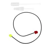 DECORNIJIA 3 Pezzi Spazzole per Pulizia Strumenti a Fiato per Sassofono e Trombone Kit Setole Resistenti per Bocchino e Pistone Uso Domestico e Professionale