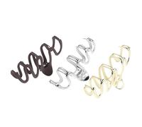 DECORNIJIA 3pezzi Fermaglio per Capelli in Metallo Ondulato Antiscivolo per Donne e Ragazze Grande Adatto Tutti i Tipi di Capelli Decorazione Elegante per Ogni Occasione