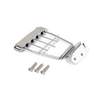 DECORNIJIA 4 Corde Cordiera Regolabile per Chitarra Jazz Archtop Corde Ponte Tailpiece con Distanza Ricambio Resistente e Facile da Montare