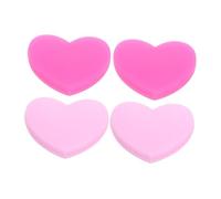 DECORNIJIA 4 Pezzi Ammortizzatori per Racchetta da Tennis a Forma di Cuore in Silicone Assorbitori Vibrazioni per Giocatori Riduzione Vibrazioni e Comfort di Gioco