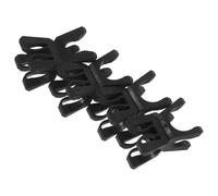 DECORNIJIA 4 Pezzi Clip per Allenamento Calcio in Plastica Resistente Attacco Rapido e Sicuro per Bandiere e Bastoni Agilità Adattatore per Allenamento Calcio e Basket