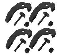 DECORNIJIA 4 Pezzi Micro Regolatori per Violino in Metallo Accessori per Accordatura Precisa Design Monopezzo per Installazione Facile Compatibili con Violino e Tuning Pegs e Resistenti