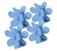 DECORNIJIA 4 Pezzi Mollette per Capelli Forma di Fiore con Presa Antiscivolo Design Opaco Tropicale Hawaiano per Donna e Ragazza Accessori Eleganti per Acconciature Quotidiane e Feste Estive