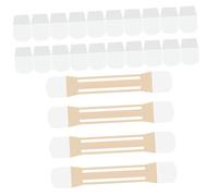 DECORNIJIA 4 pezzi Nastro Lifting Collo in Gomma Leggera Cerotti Sollevamento e Rassodamento Rughe Collo Fascia Skincare Donna per Tensione e Adesivo Cura Viso Effetto Lifting