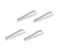 DECORNIJIA 4 pezzi Pinzette per Lische in Acciaio Strumenti Precisione per Styling Facili e Resistenti per Casa